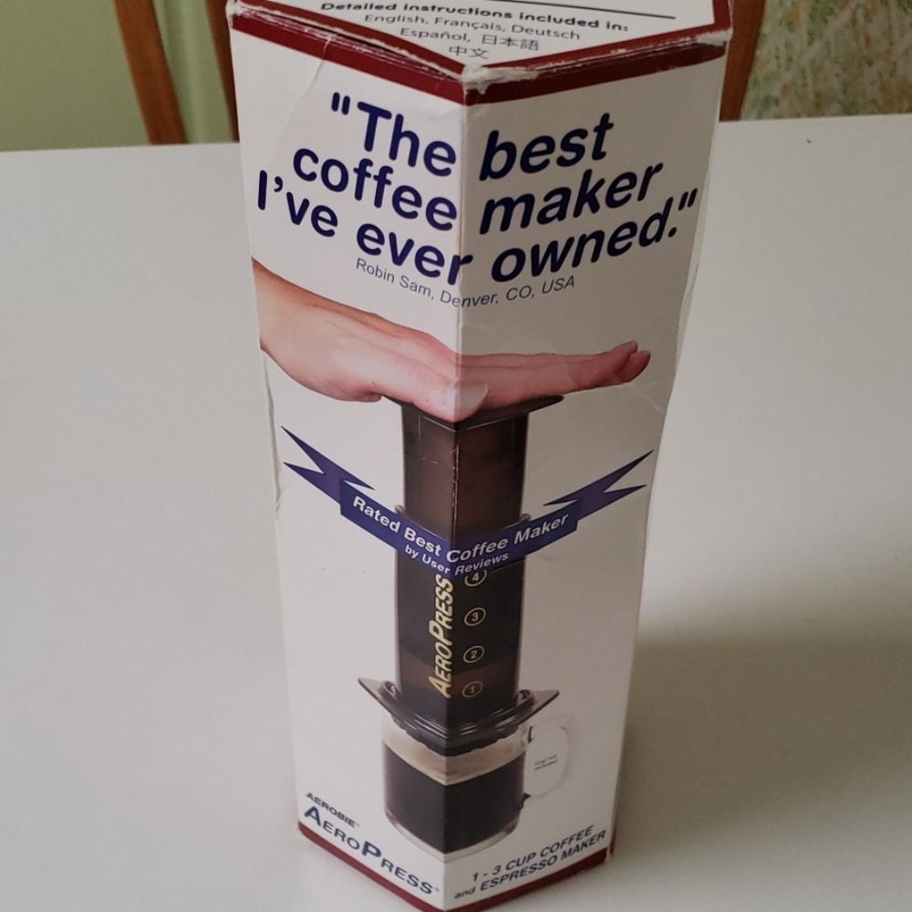 Aeropress 1-3 cup coffee & Espresso maker